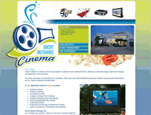 Tablet Screenshot of greatoutdoorscinema.com